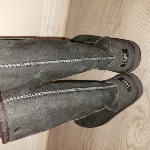 Ugg girls Black Suede Tall Boots - Picture 8 of 8
